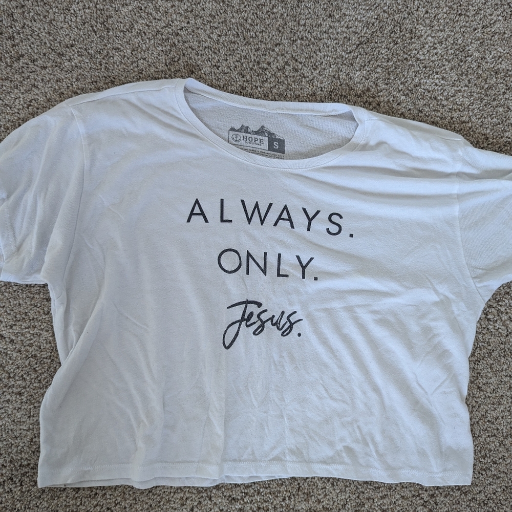 White Graphic Tee